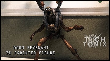 DOOM Revenant 3D Printing and Painting Timelapse