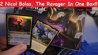 2 NICOL BOLAS IN 1 BOX, CORE SET 2019, 4 Planeswalkers, Foil Nicol Bolas, MTG, Magic the Gathering screenshot 5