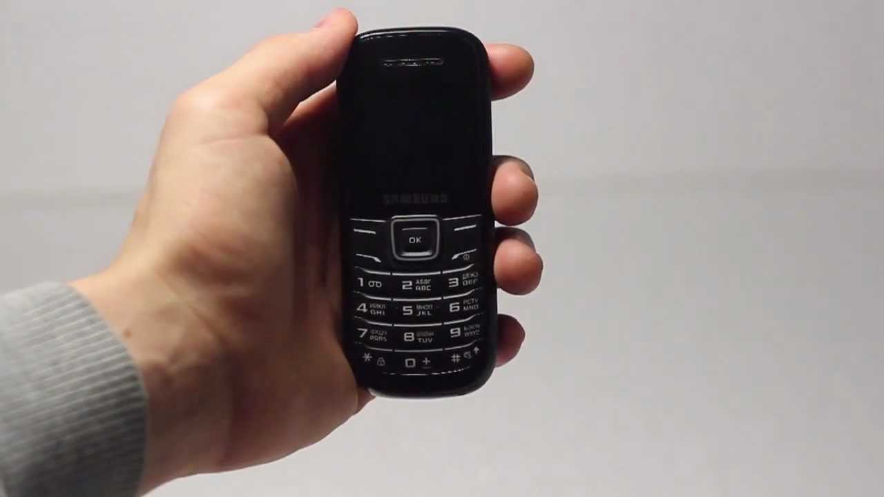 Обзор  телефона Samsung E-1200