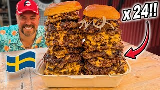 Tasty Bros Foodtruck's Swedish Burger Patty Record Challenge