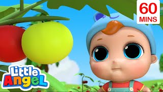 Yum Yum Vegetables | Little Angel - Moonbug Kids - Learning Corner