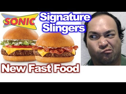 Sonic Signature Slingers - New Fast Food