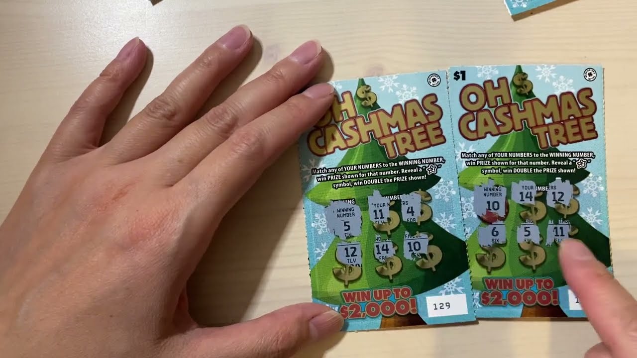 2X Symbol On 1 Oh Cashmass Tree Washington State Lottery Scratch Off 2x symbol on 1 oh cashmass tree washington state lottery scratch off