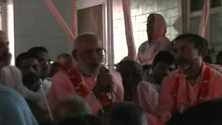 20090306 Navadvipa Parikrama Yoga Pita with Srila Gurudeva