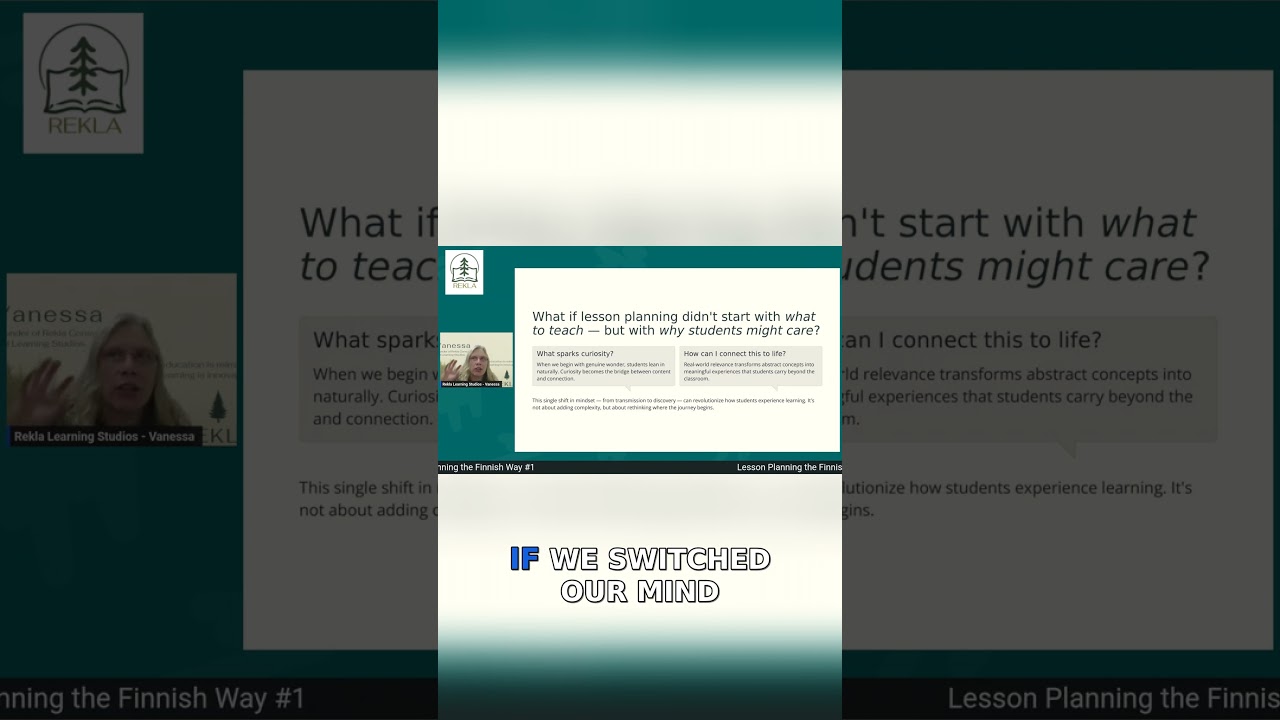 Transforming Lesson Planning: From Content to Curiosity