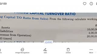 HOW TO CALCULATE WORKING CAPITAL TURNOVER RATIO IN EASY MODE
