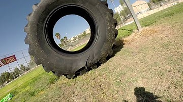 Drone vs tire, i promise it will make you smile!