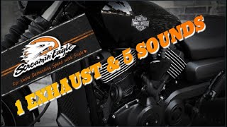 How To Get 5 Different Sounds From 1 Exhaust | Screaming Eagle Exhaust Sound | Street 750 Exhaust Screamin Eagle Exhaust Website