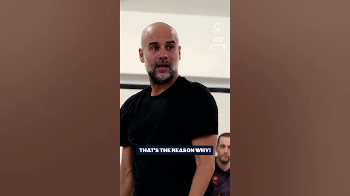 PEP GUARDIOLA'S PASSIONATE TEAM TALK 🔥 #shorts #football #soccer