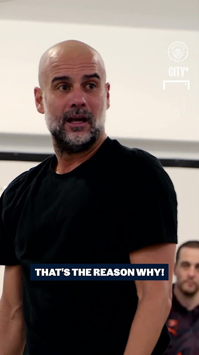 PEP GUARDIOLA'S PASSIONATE TEAM TALK 🔥 #shorts #football #soccer