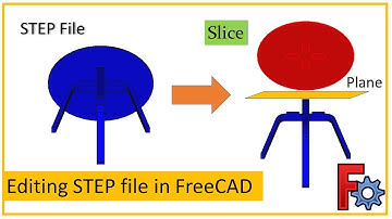 🔧Modifying a STEP File in FreeCAD: Slicing a STEP File