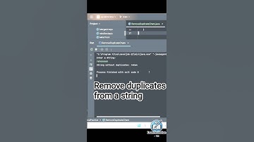 💡 Remove Duplicates from a String in Java | Easy & Fast Method#coding #learnwithrehan #java
