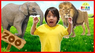 learn zoo animals names for kids educational video for children with ryan toysreview