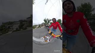 Peg wheelies with the GOAT! RRDblocks! #bikelife #socalbmxride2025 #sebikes