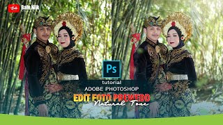 Cara Edit Tone Natural Foto Prewedd Menggunakan Photoshop screenshot 1