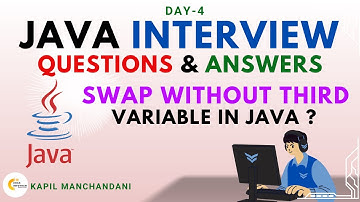 Swap two numbers without using third variable in java | Java Interview Questions and Answers
