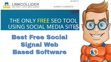 Best Free Web Based Software for Social Signals