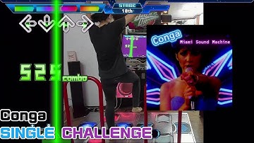 HN!! DDR Conga - Miami Sound Machine (from DDR UNIVERS 3) SINGLE CHALLENGE