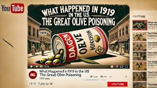 american history |The Great Olive Poisoning of 1919| That Changed America!