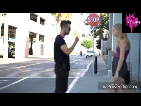 Kissing prank