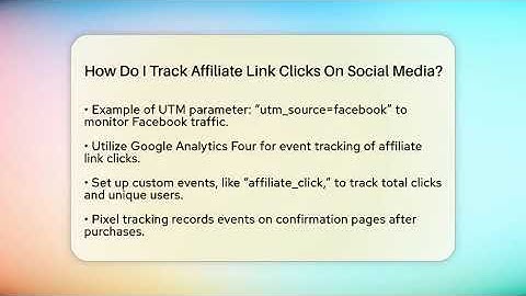How Do I Track Affiliate Link Clicks On Social Media? - Everyday-Networking