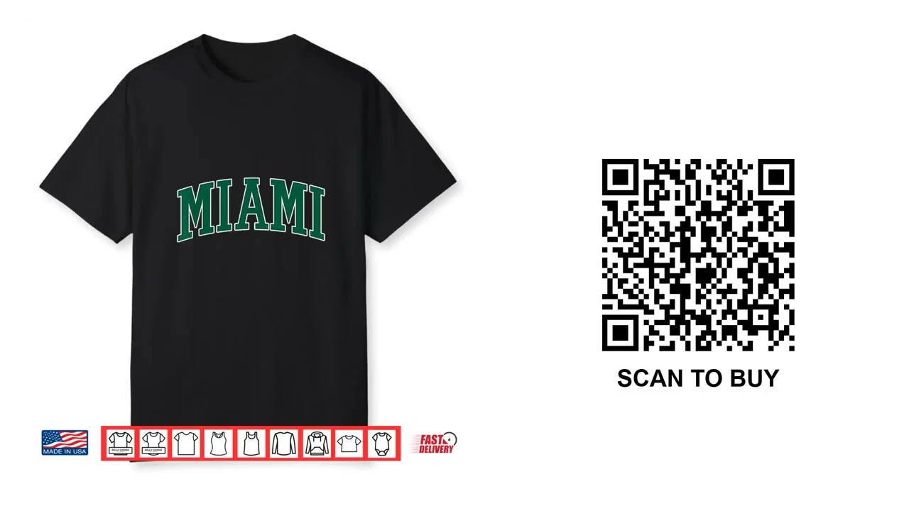 Retro Miami Men Miami Women Vintage Classic Orange Shirt