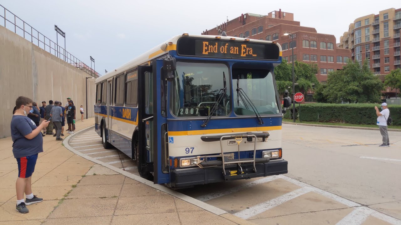 (Retirement Special!) Alexandria Transit Co. "DASH" 2007 Orion V #97 on Route 104
