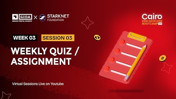 Week 3, Session 3: Introduction to Starknet Contracts (GIDA Cairo Dev Bootcamp 2.0)