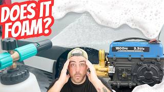 FOAM & RINSE TEST - Does the NEW MAXFLOW PRESSURE WASHER foam?