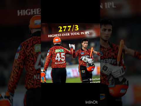 SRH Recorded The Highest Runs In IPl 2024 - 277