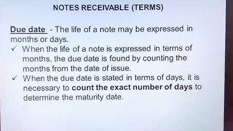 7 Notes Receivable