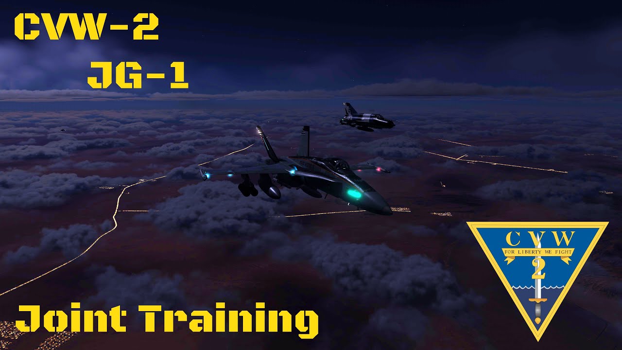 US Navy & Iraqi Airforce Joint Training - DCS CVW-2 & JG-1 Training