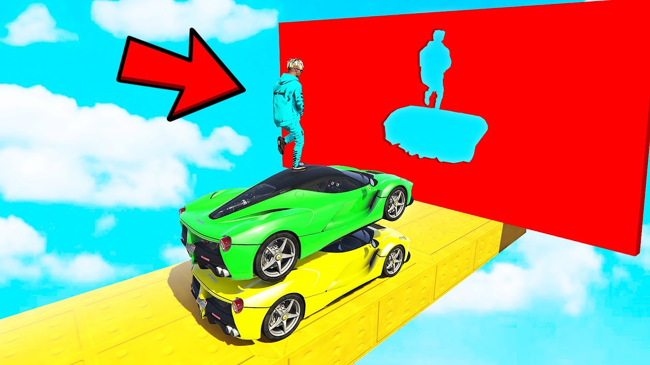 GTA 5: IMPOSSIBLE FIT THROUGH HOLE RACE CHALLENGE