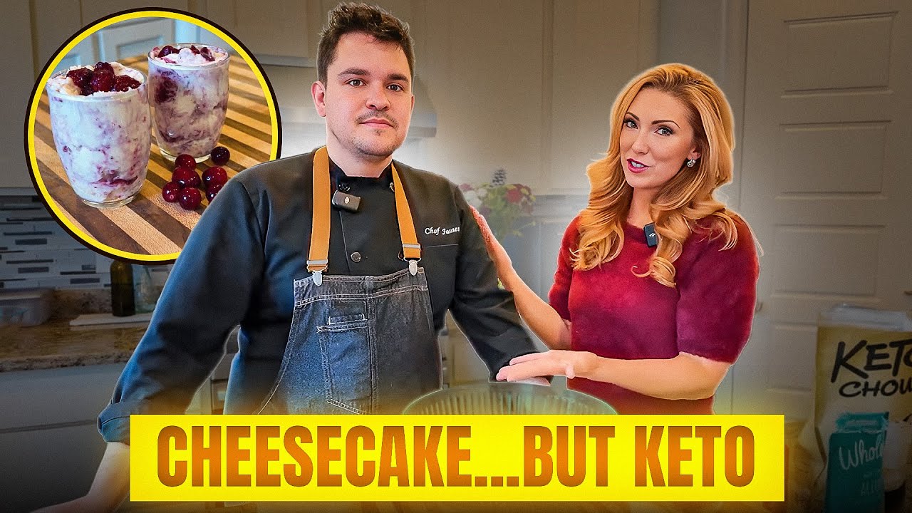 Кето-чизкейк с клюквой в шотах (десерт, который вы захотите приготовить снова)