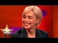 Brad pitt bid 120k for a night with emilia clarke   the graham norton show