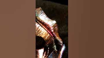 Fold forming copper #andrenormannjewelry #foldforming #jewellery #forging #jewelryaddict