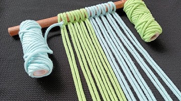 Eenvoudige doe-het-zelf macraméknopen tutorial / Eenvoudige stap-voor-stap tutorial Basis macramé...