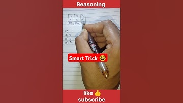 Missing Number Reasoning Trick | How to find missing number?| Number Series #shorts​