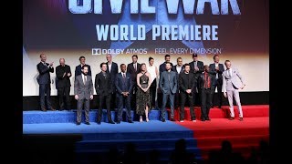 CAPTAIN AMERICA CIVIL WAR World Premiere Red Carpet