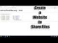 How to share files over the internet step by step