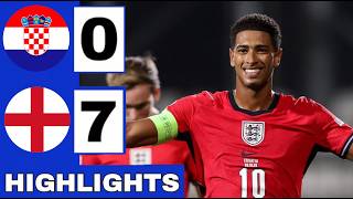 England vs Croatia 7-0 Highlights (UEFA Nations League) Croatia England screenshot 4