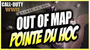 COD WW2 GLITCHES *NEW* HOW TO GET OUT OF MAP POINTE DU HOC AFTER PATCH 1.06 (WW2 GLITCHES)
