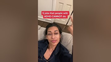 Jobs you CANNOT do if you have ADHD…#drsasha #adhd #shorts