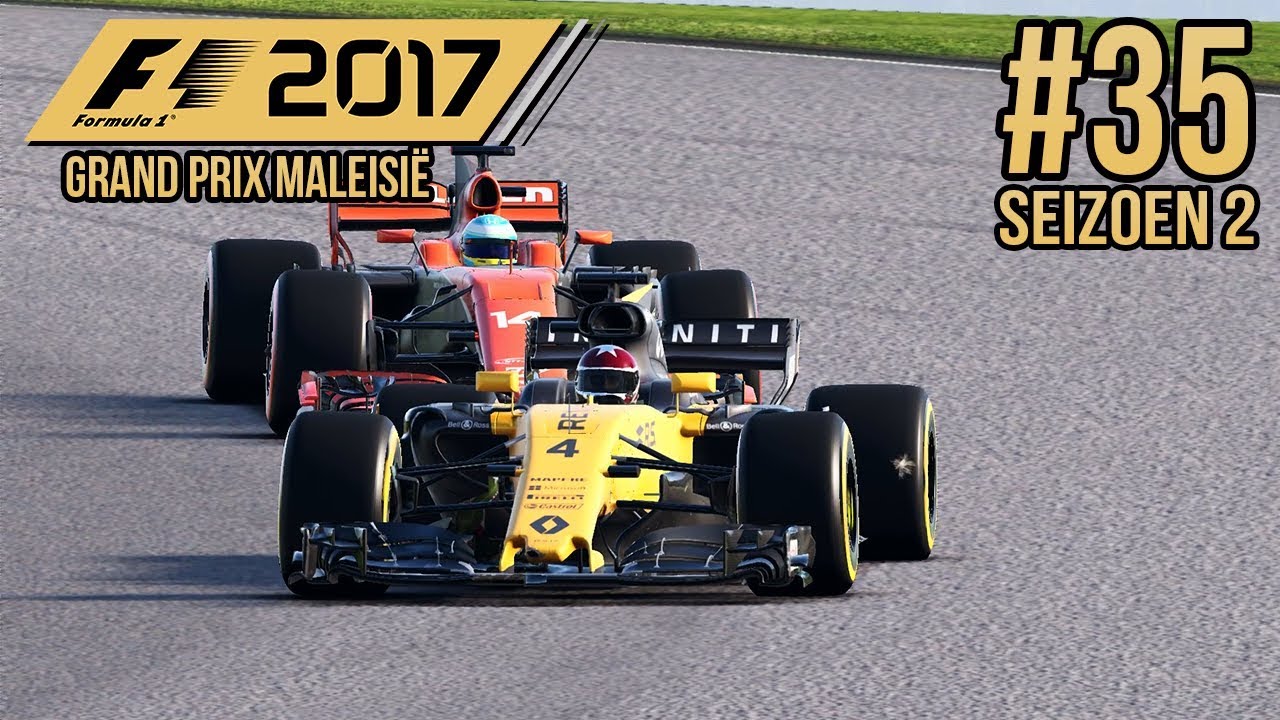 MACHTELOOS BIJ DE TOP RIJDEN?! - F1 2017 Career Mode #35 (Seizoen Maleisië)