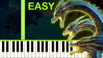 KING GHIDORAH´S THEME - EASY Piano Tutorial