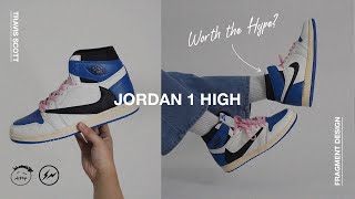 Travis Scott x Fragment Jordan 1 High | Unboxing + On Feet