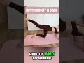 Booty Lift in 8 Min 🍑 | Pilates at Home #shorts