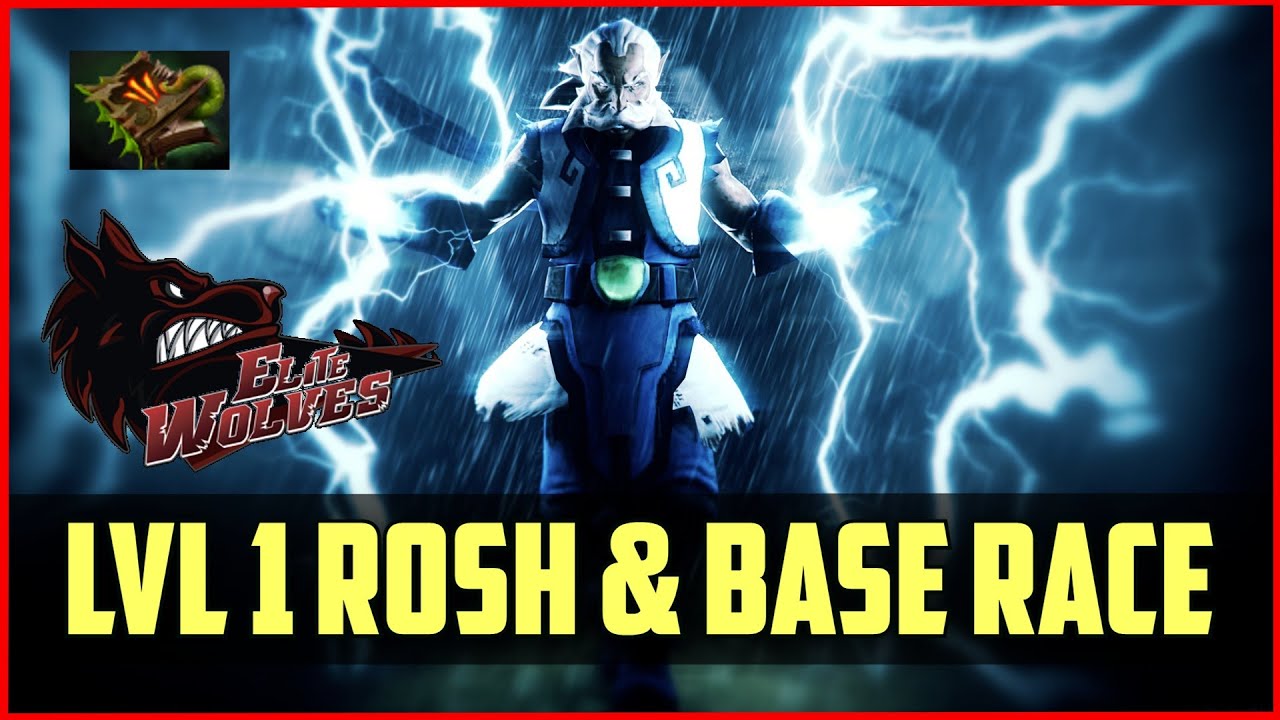 Lvl 1 Rosh Base Race Elite Wolves Vs Archon At Esl Dota 2