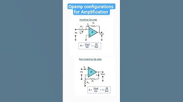 Inverting and Non-inverting amplifiers using opamp #electronicseducation #electronicsrd #opamp