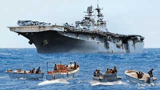 Somali Pirates ATTACK US Navy Ship, Then This Happens!!